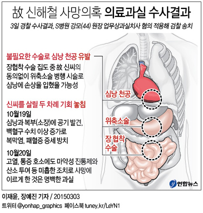 경찰 "신해철 사망은 의료과실"…병원장 기소의견(종합) - 1