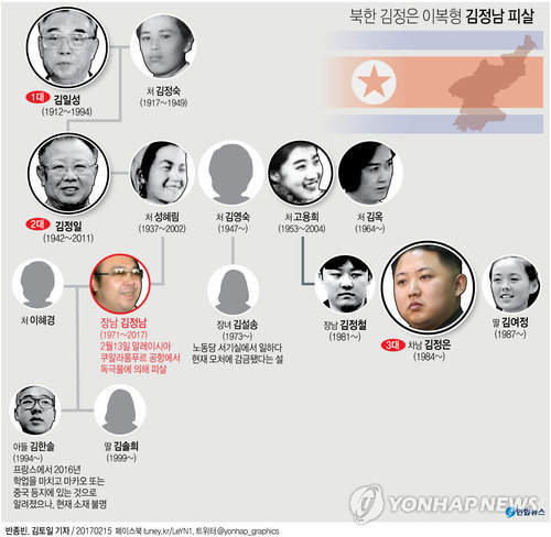 김정남 여동생 김설송 '감금설'…아들 한솔 소재불명 - 2