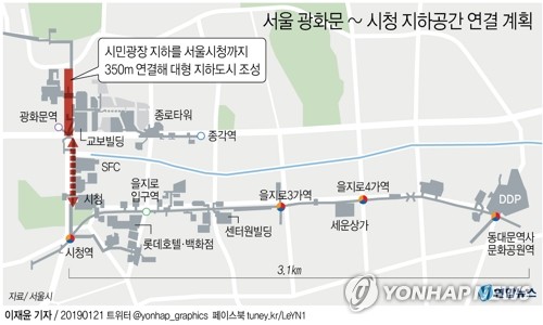 '촛불' 바닥에 새기고 이순신상 이전…박원순 새 광화문 발표(종합) - 5