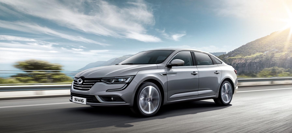 The new SM6 midsize sedan (Photo courtesy of Renault Samsung)