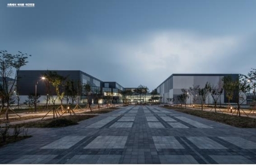 This photo provided by the Korea Creative Content Agency shows the exterior of Studio Cube, the country's largest filming studio located in the EXPO Science Park in Daejeon, 164 kilometers south of Seoul. (Yonhap)