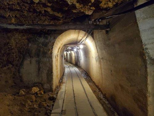 An underground shaft of a former gold and silver mine on Sado Island in Niigata Prefecture is seen in this file photo taken Jan. 4, 2021. (Yonhap)