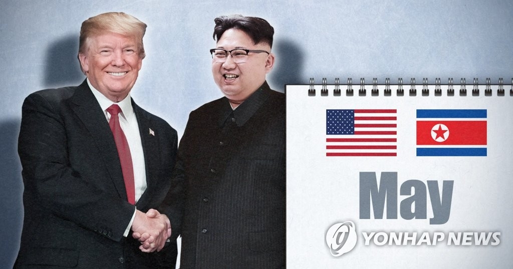 トランプ大統領（左）と金正恩（キム・ジョンウン）朝鮮労働党委員長（コラージュ）＝（聯合ニュース）