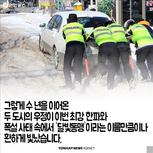 <카드뉴스> '너 이런 친구 있니?'…폭설에 빛난 '달빛동맹' - 10