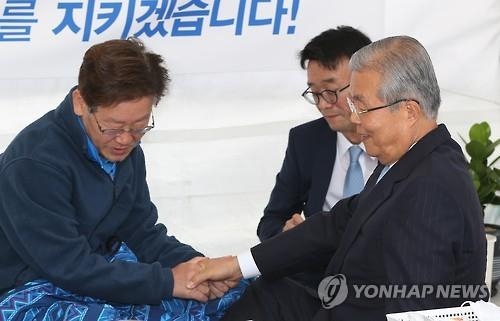 이재명 성남시장 '지방재정개편 반발 단식' 10일만에 중단(종합) - 2