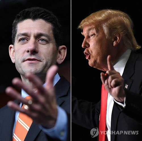 라이언 "트럼프에게 백지수표 준 것 아니다"…거듭 경고 - 2