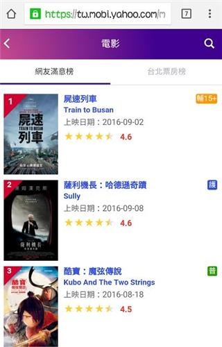 영화 '부산행' 대만 야후 '영화평' 1위 <대만 야후 캡처>