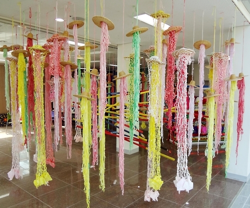 작품명 '오방색 숲'