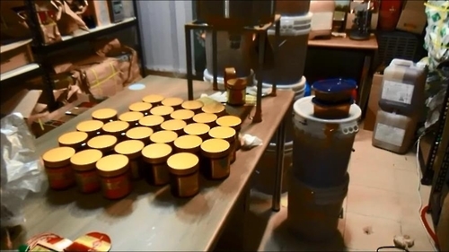 적발된 가짜 홍삼 제조시설
