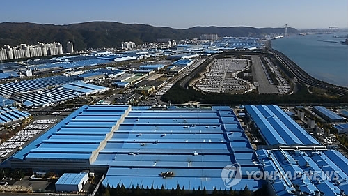 현대차 울산공장 전경