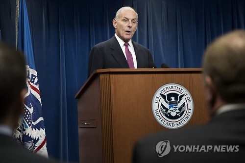 존 켈리 미국 국토안보부 장관
