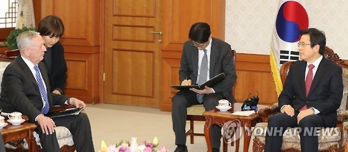 美국방장관 "北위협 대응에 한미 양국이 어깨 나란히 해야" - 1