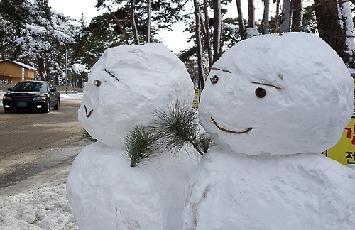 쌍둥이 눈사람