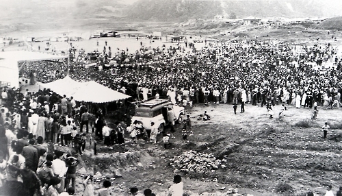 1970년대 사대광장에서 열린 삼척 정월대보름제