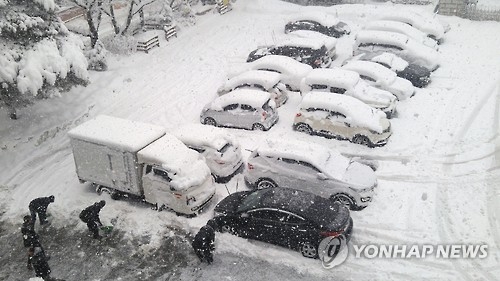 호남과 충남, 제주에 많은 눈