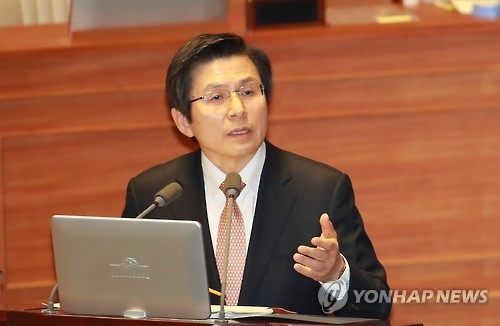 '출마냐'에도, '불출마냐'에도 黃권한대행 "국정안정" 답변만(종합) - 1