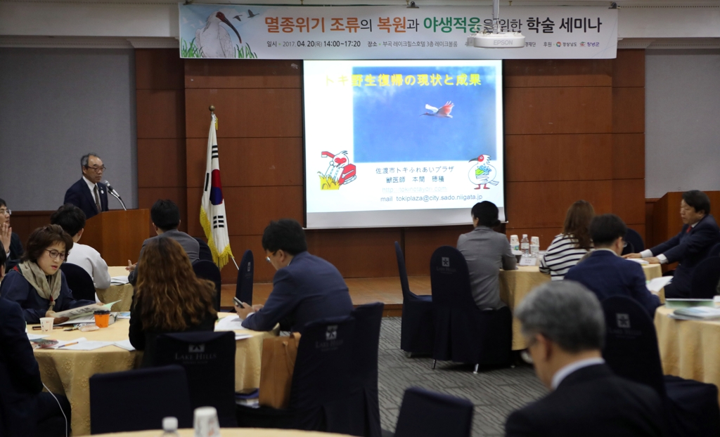 우리는 따오기 야생방사 성공했습니다