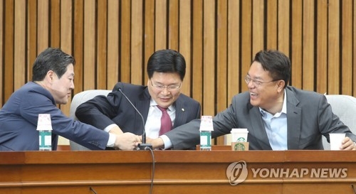 한국당 유기준·홍문종·정진석 의원
