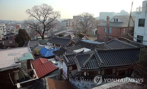지난해 1월 서울 종로구 서촌 모습.