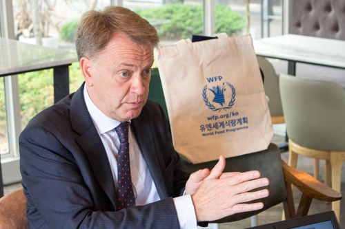 아프리카 대기근 심각성 설명하는 크리스 케이 유엔 WFP 공여국장