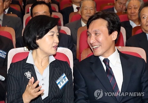 추미애 대표와 김민석 민주연구원장