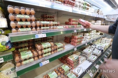  태국산 계란 주당 200만개 수입[연합뉴스 자료사진]