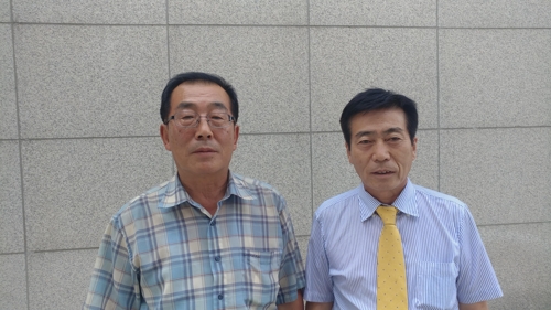 백암산 패밀리를 이끄는 회원들. 사진 왼쪽이 정문식회장.