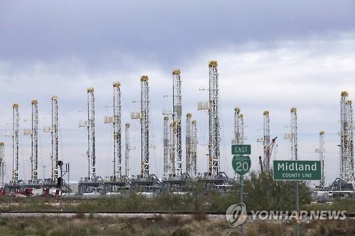 미국 텍사스 주의 원유채굴장치