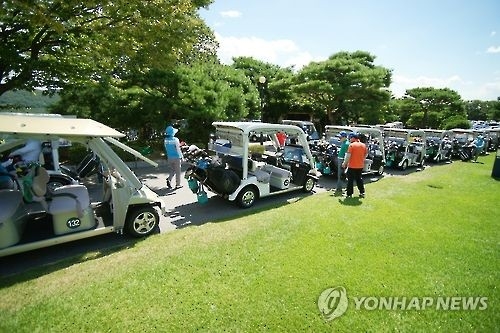 한국의 한 골프장