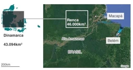 브라질 정부는 대통령 포고령을 통해 북부 아마파 주와 파라 주 사이 아마존 열대우림 4만6천450㎢를 환경보호구역에서 해제하기로 했으나 연방법원이 시행을 중단시켰다. [WWF 웹사이트]