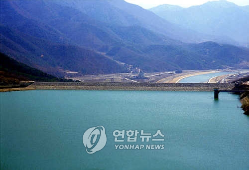 청도 운문호와 운문댐 전경