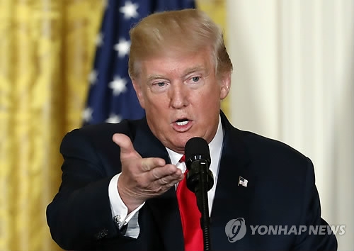 도널드 트럼프 미국 대통령