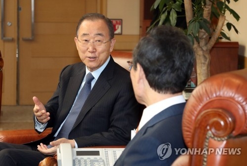전북 방문한 반기문 전 총장.