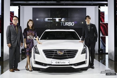 캐딜락, 대형 세단 'CT6 터보' 출시…"벤츠E·BMW5가 경쟁상대"(종합) - 2