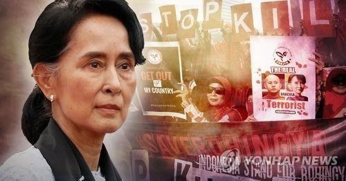 "국제적 비난 직면한 아웅산 수치, 미얀마내 지지는 굳건" - 3