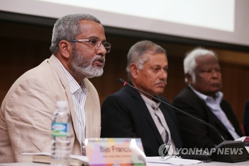로힝야족 유혈사태 중단 촉구하는 아시아인권위 상임이사