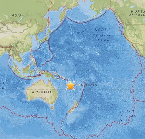 지진 발생 지점