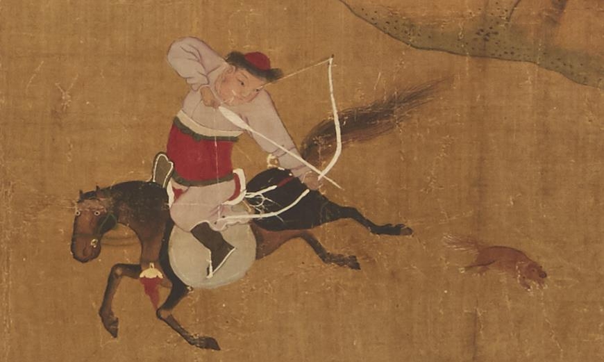 수렵도(狩獵圖) 부분