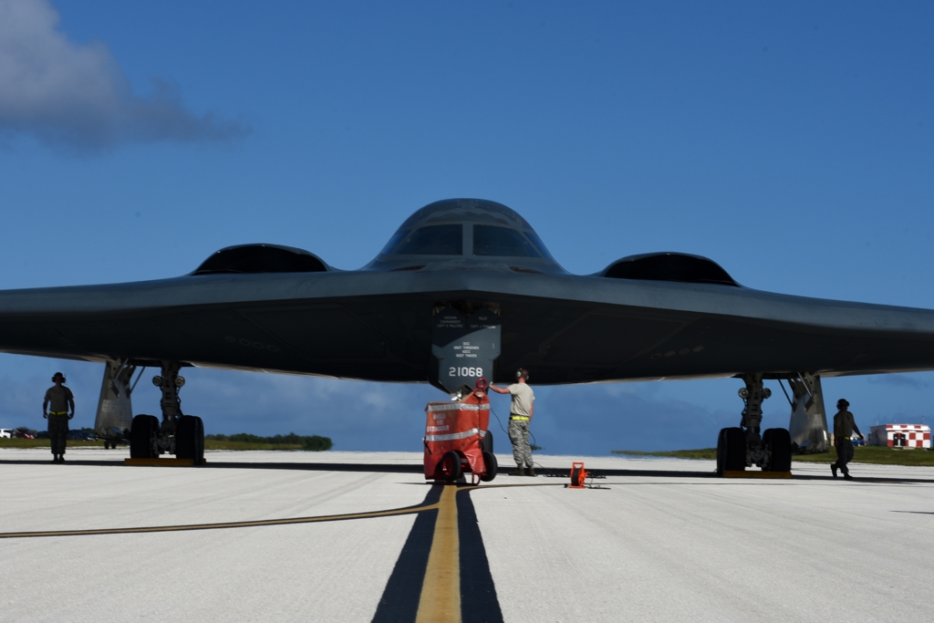 최근 괌 앤더슨 공군기지에 전진배치된 B-2