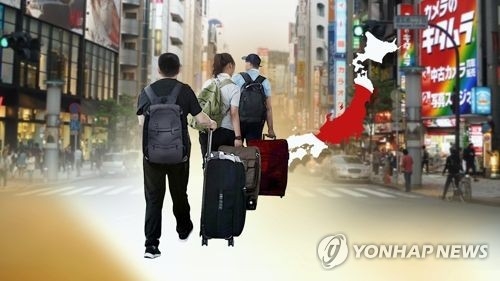 한국인도 유커도 일본 관광(CG)