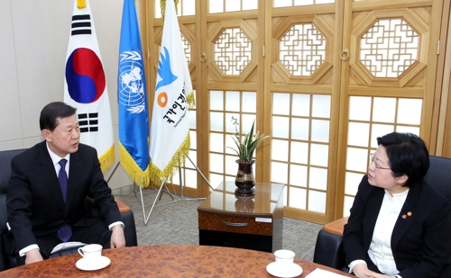 이성호 인권위원장, 여가부 장관과 면담