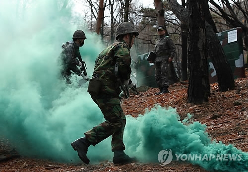 예비군 훈련 장면