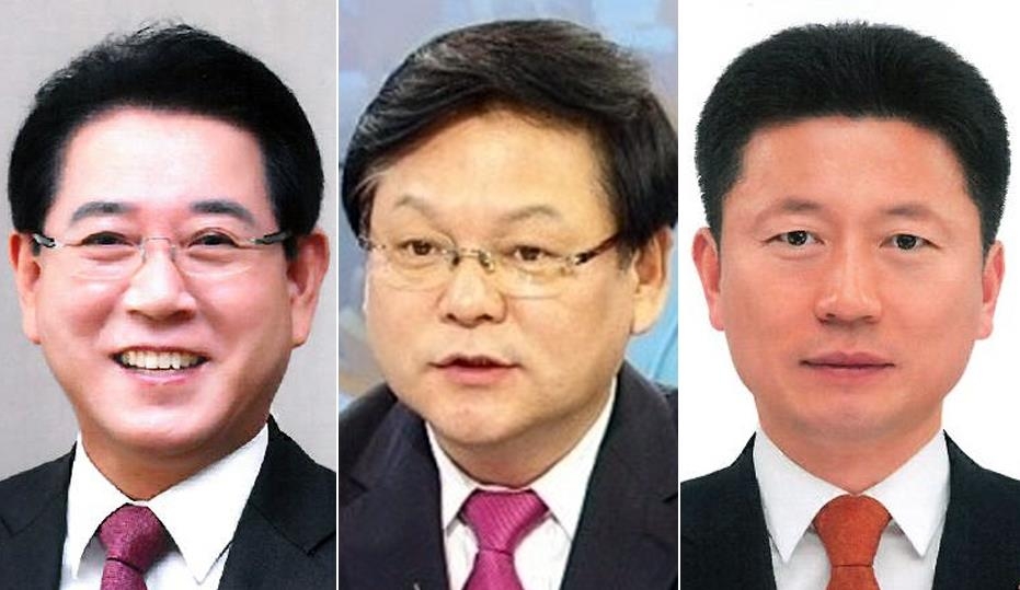 민주당 김영록, 평화당 민영삼, 민중당 이성수 전남지사 예비후보들