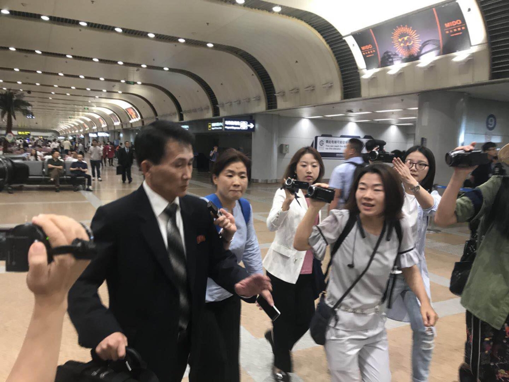 베이징에 도착한 '대미외교 담당' 최강일 외무성 국장대행