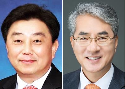 박성호(왼쪽)·박종훈 경남교육감 후보