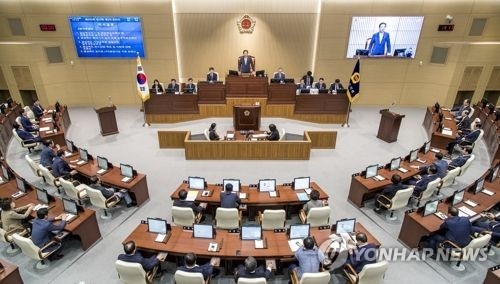 경북도의회 본회의장 [연합뉴스=자료 사진=