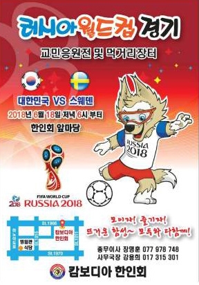 캄보디아서도 '대∼한민국'