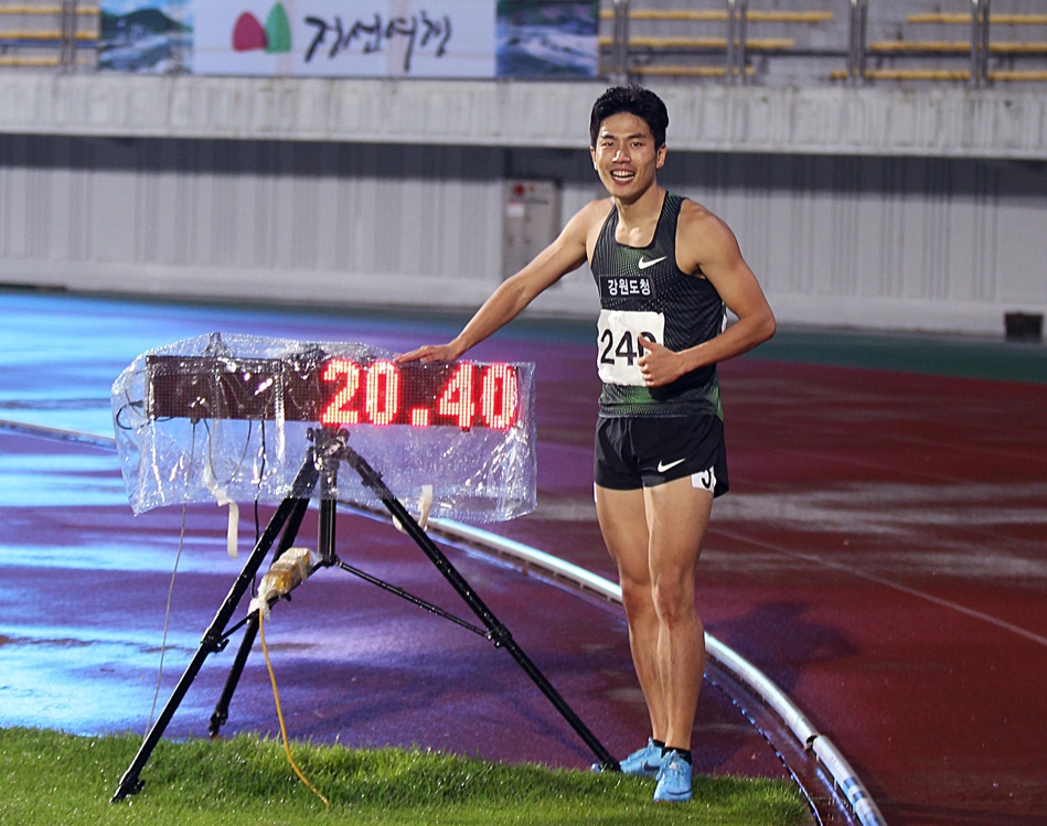 박태건 "이게, 내 기록"