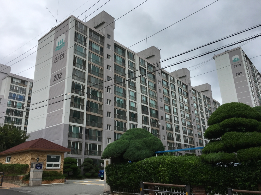 광주 동구 운림라인2차아파트 단지