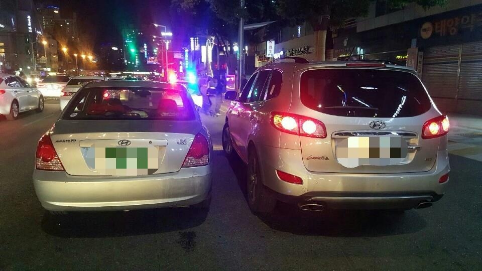 8일 오후 11시께 음주 사고 후 골목길로 도주
